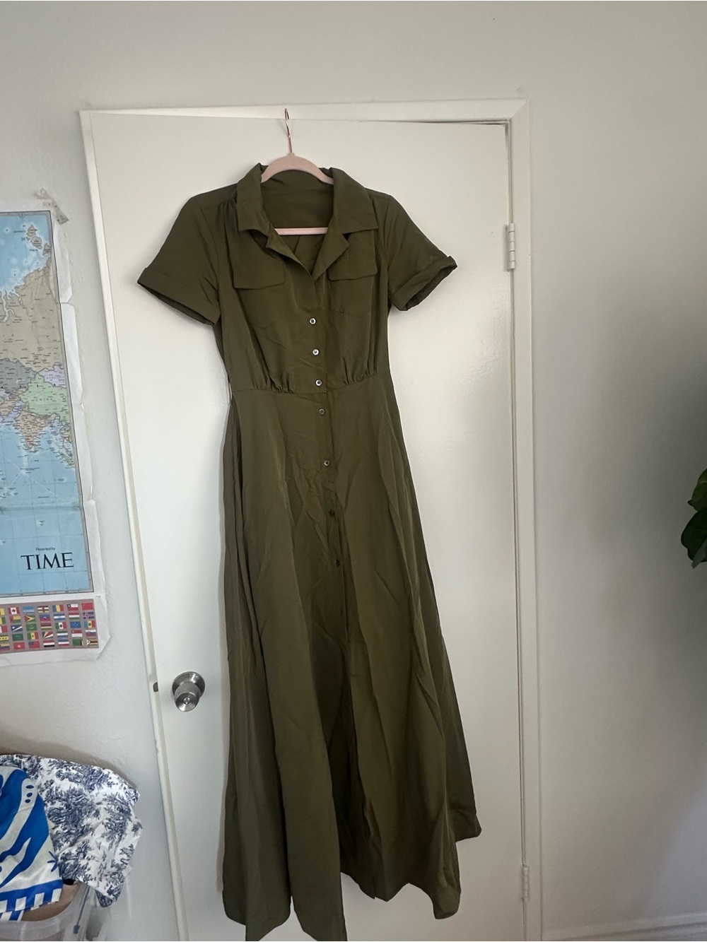 STAUD Olive Green Dress - Picture 5 of 6